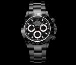 ROLEX Daytona 40*12.3MM 904L Steel 7750 Movement Black with White Watch